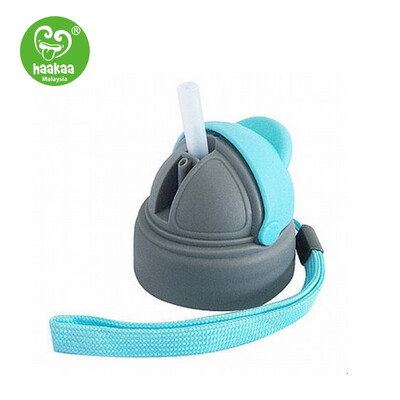 Wide Neck Straw Cap With Handles